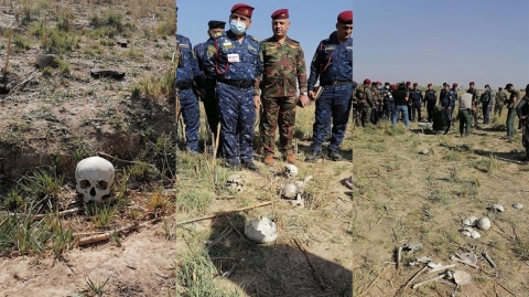 العثور على مقبرة جماعية بكركوك وشكوك بأن تكون لبيشمركة اسرى